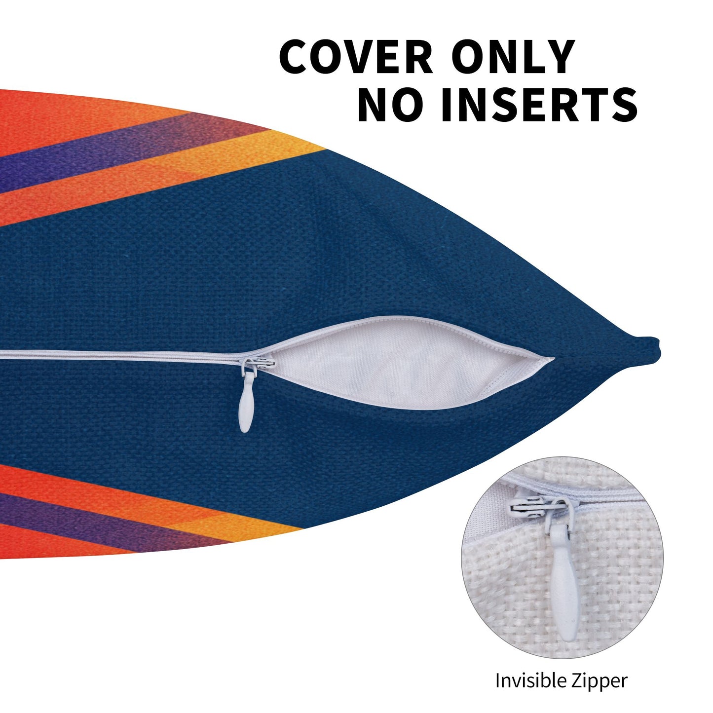 Modern Geometric Throw Pillow Cover – Colorful Triangle Art Design